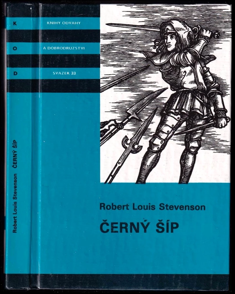 Levně Černý šíp (Robert Louis Stevenson, 1990)