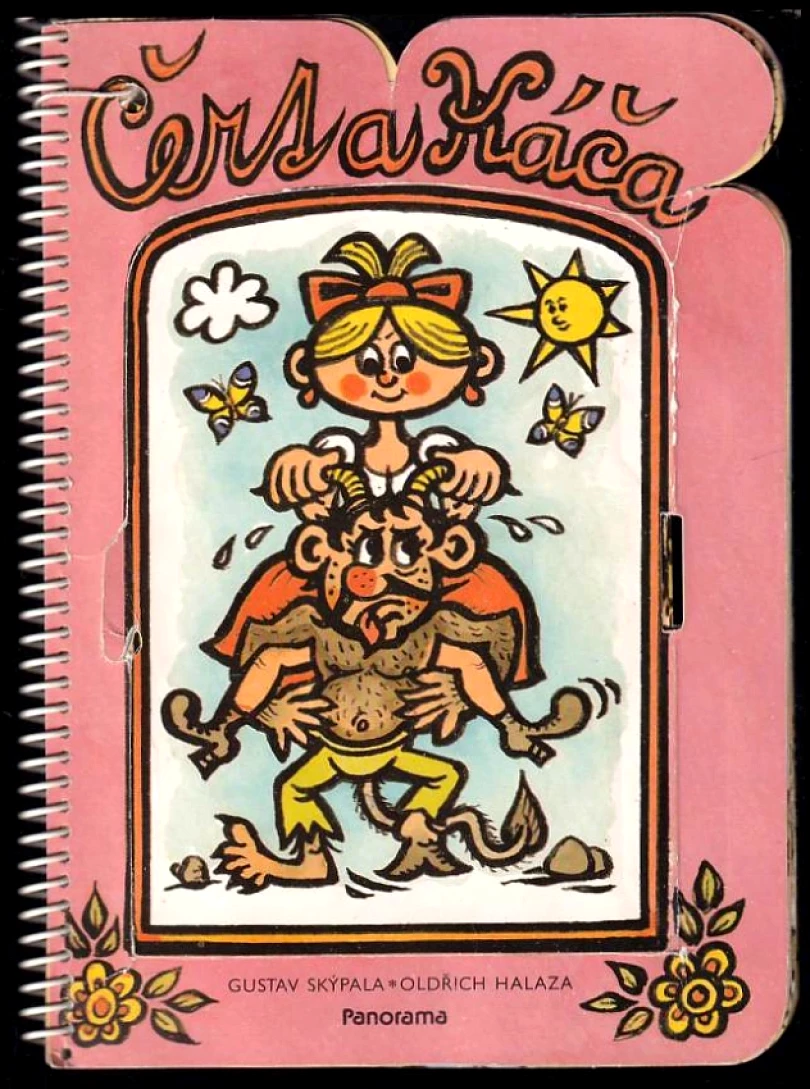 Čert a Káča - papírová skládačka (Gustav Skýpala, 1982)