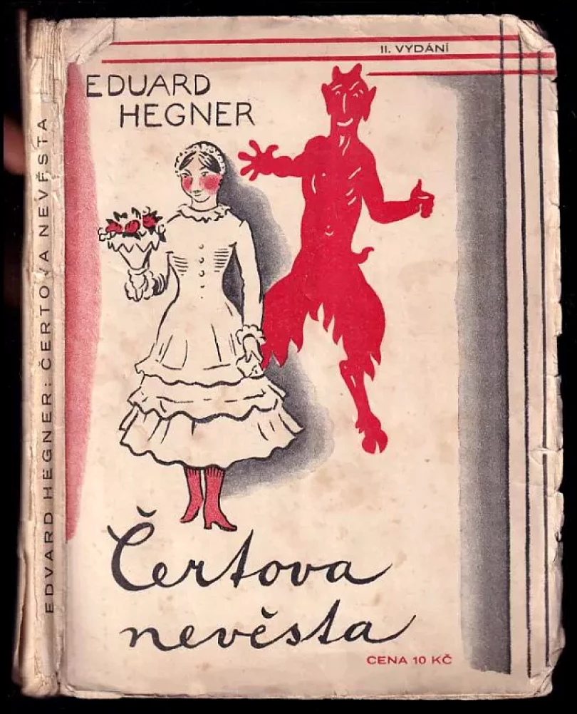 Čertova nevěsta : Satirický román (Edvard Hegner, 1927)