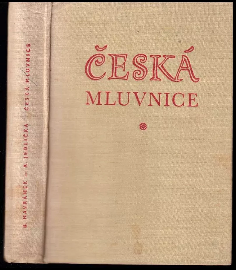 Levně Česká mluvnice (Bohuslav Havránek, 1963)