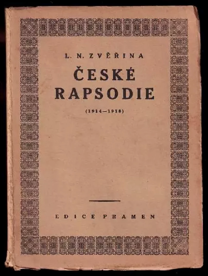 Levně České rapsodie - 1914-1918 (Ladislav Narcis Zvěřina, 1918)