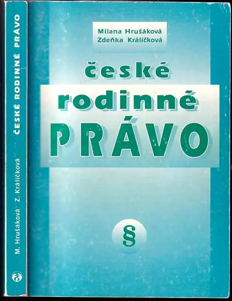 Levně České rodinné právo (Milana Hrušáková, 1998)
