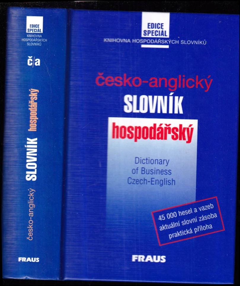 Česko-anglický hospodářský slovník (Josef Bürger, 2000)