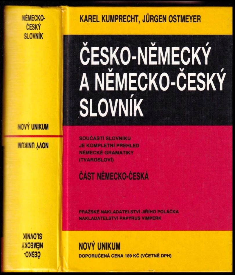 Česko-německý a německo-český slovník (Karel Kumprecht, 1994)