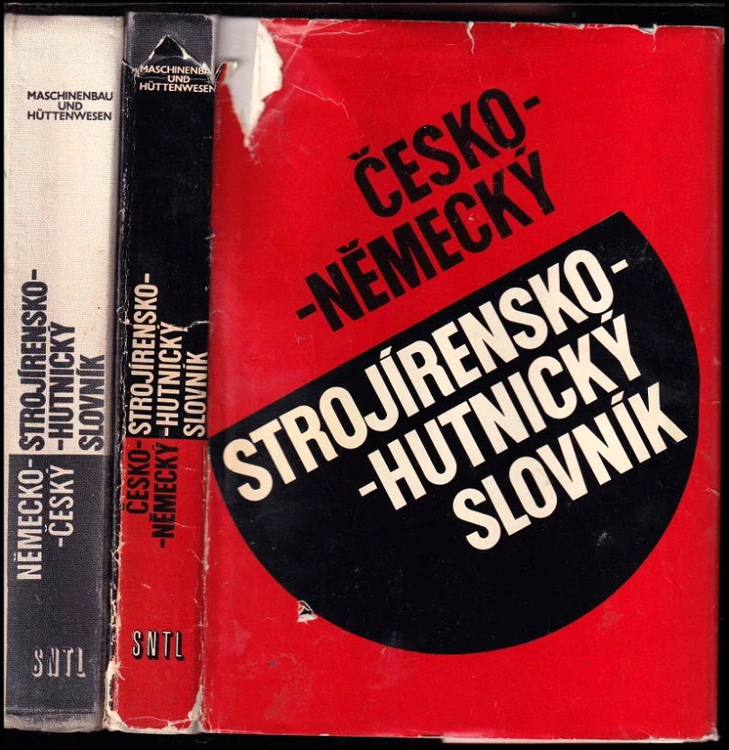 Česko-německý + Německo-český strojírensko-hutnický slovník (Eduard Červený, 1988)