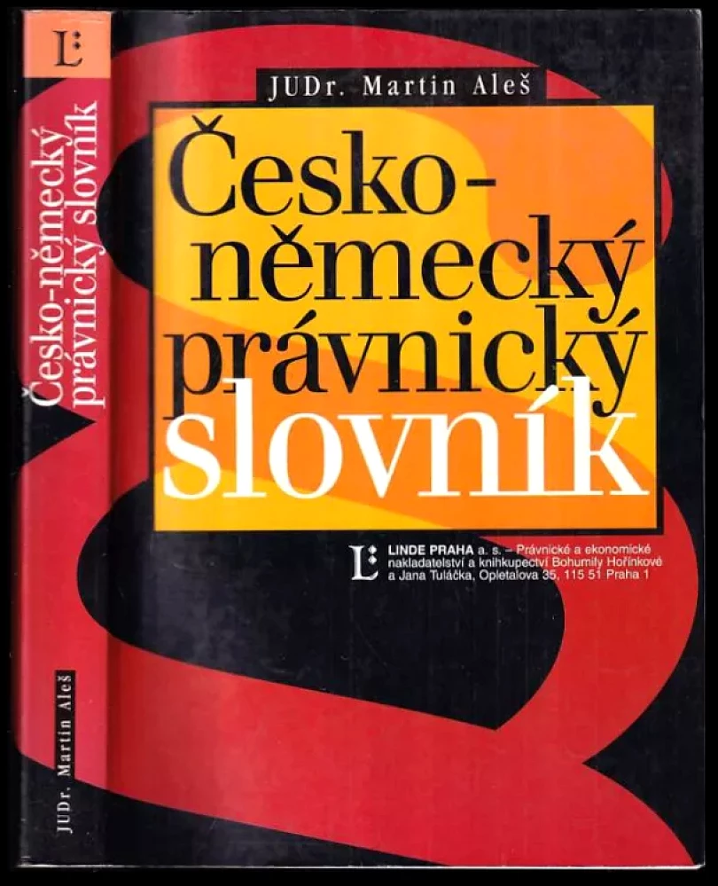 Česko-německý právnický slovník (Martin Aleš, 1999)
