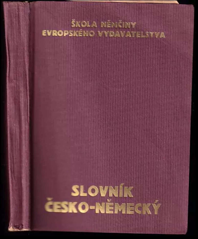 Česko-německý slovník (, 1941)