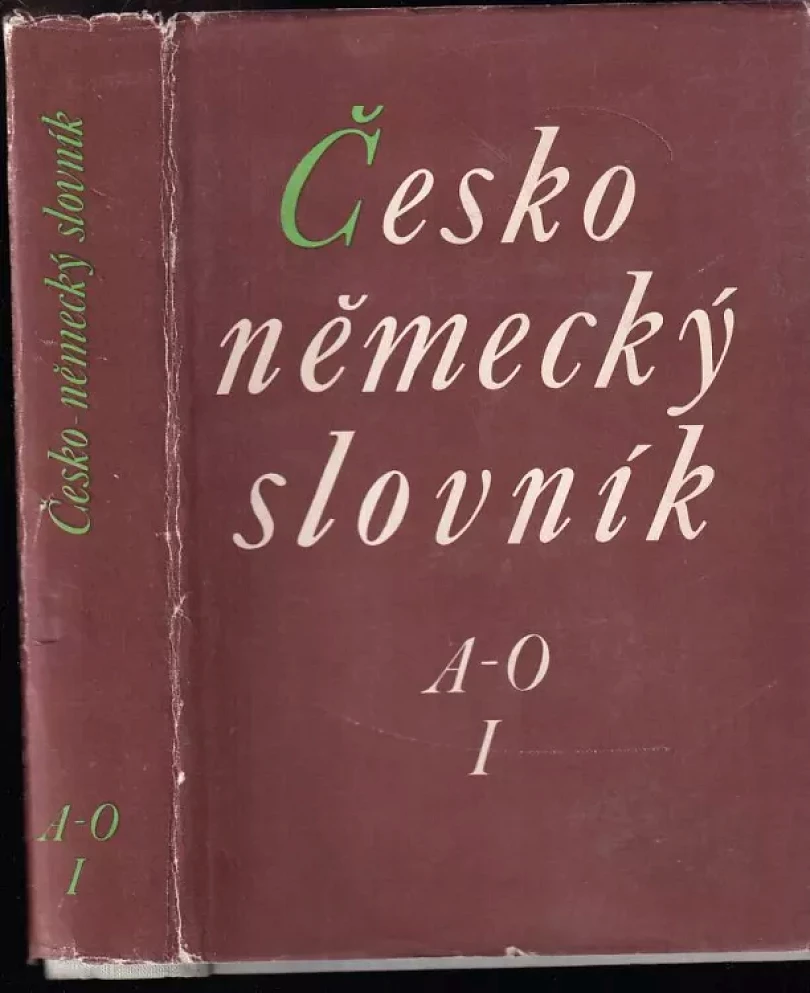 Česko-německý slovník A-O (Hugo Siebenschein, 1968)