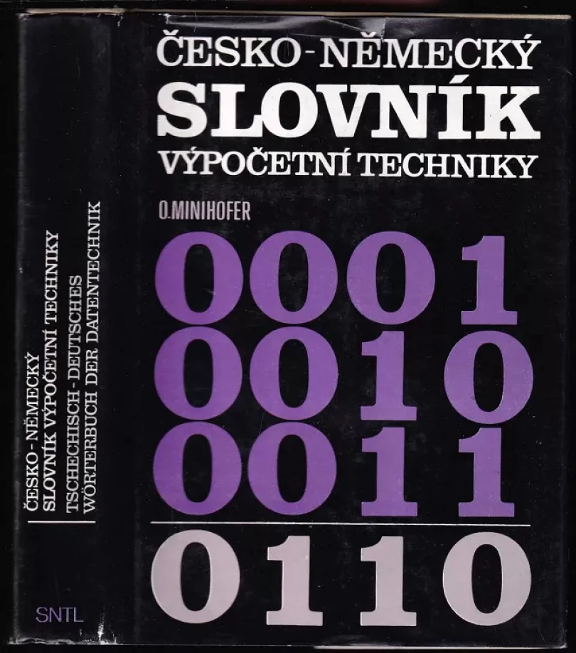 Česko-německý slovník výpočetní techniky (Oldřich Minihofer, 1990)