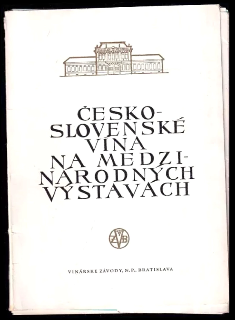 Levně česko-slovenské vína na medzi-národných výstavách (, )