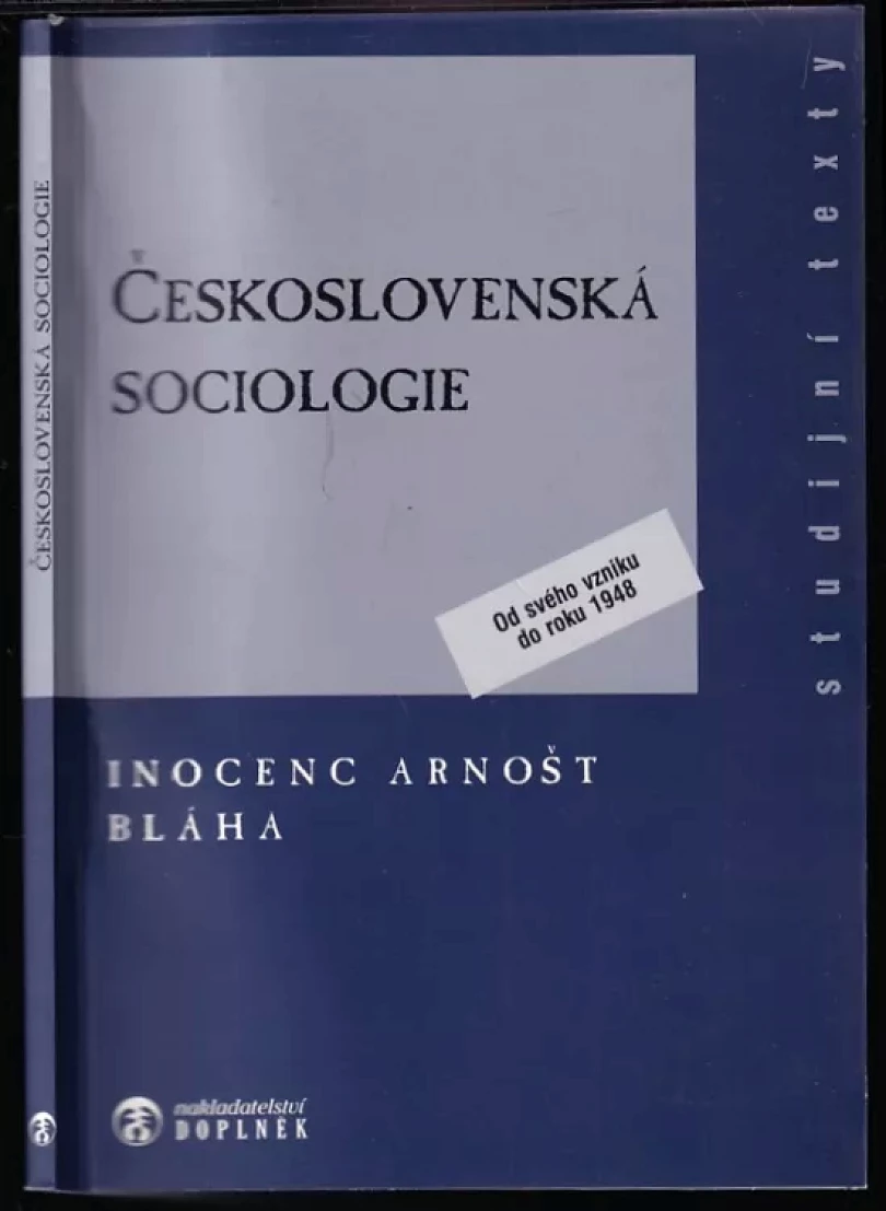 Levně Československá sociologie (Arnošt Inocenc Bláha, 1997)