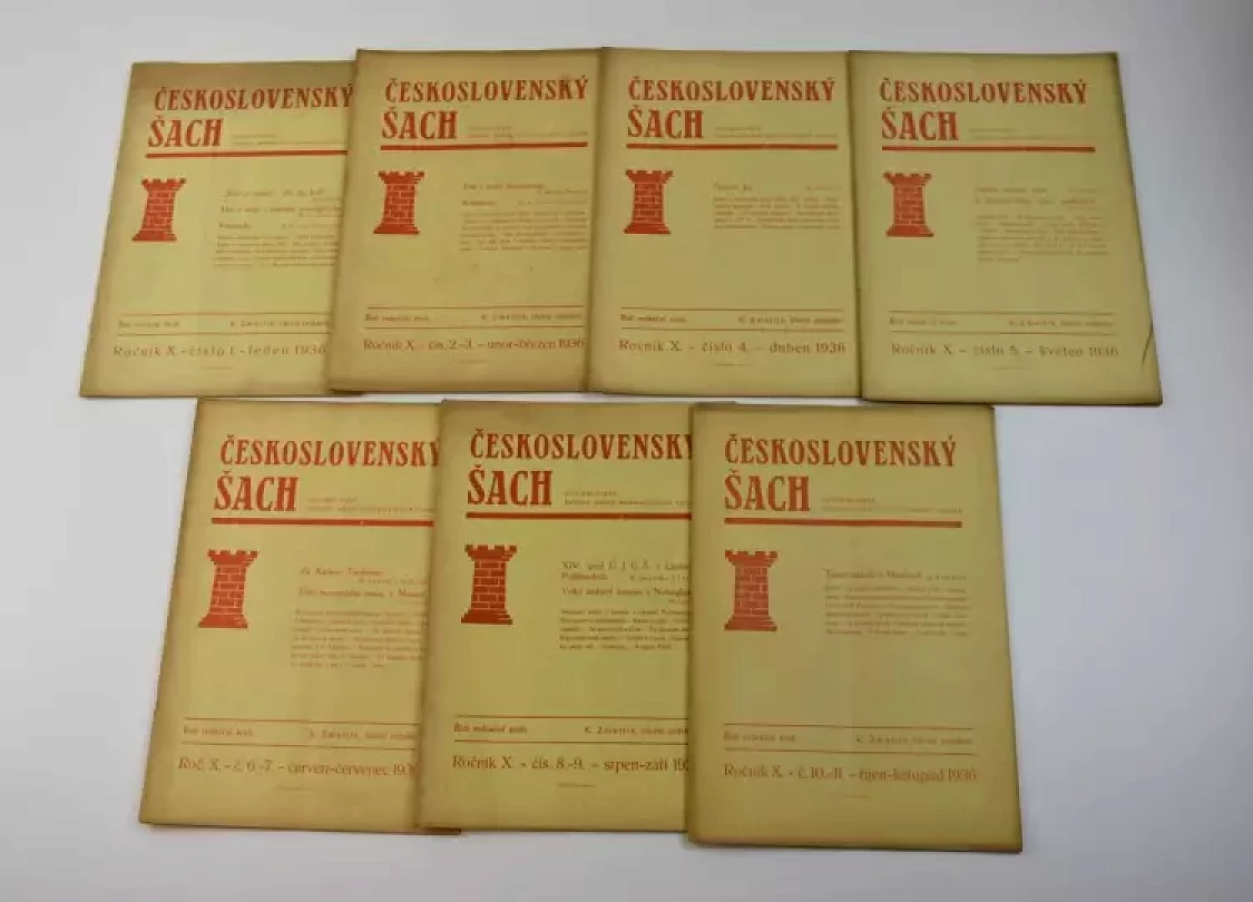 Levně Československý šach - ročník X.- čísla 1 - 11 (Karel Zmatlík, 1936)
