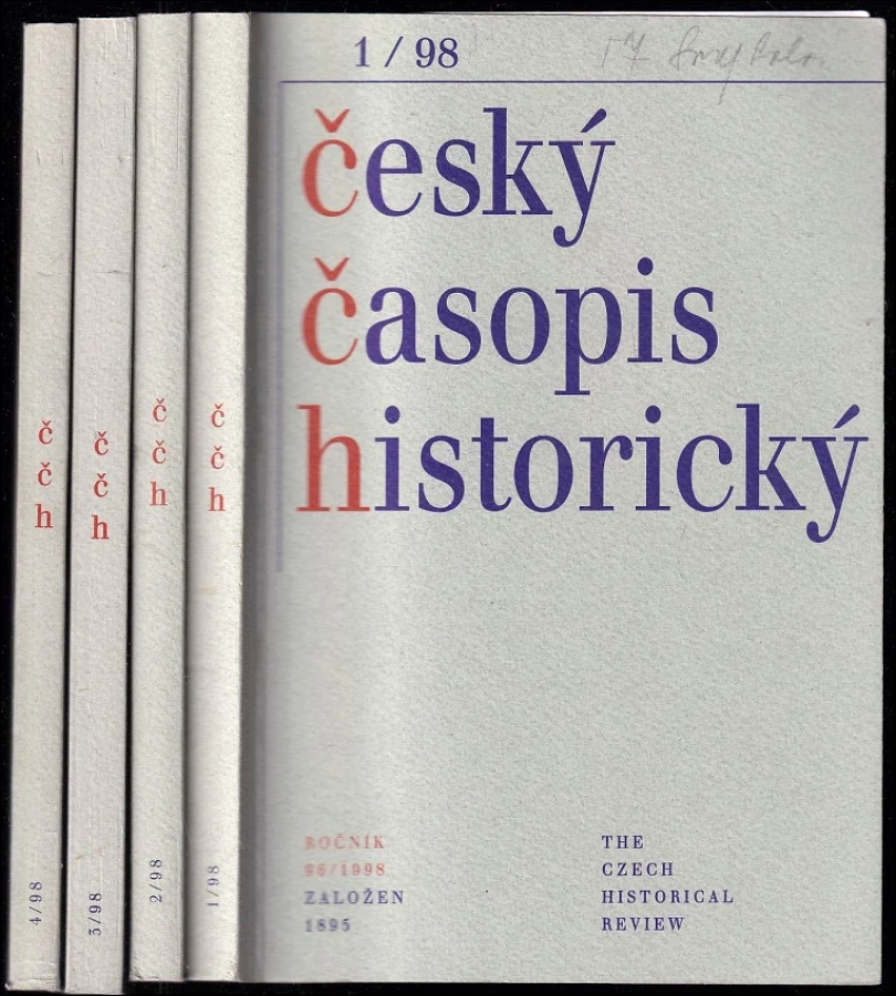 Levně Český časopis historický 1998, KOMPLETNÍ ROČNÍK (František Šmahel, 1998)
