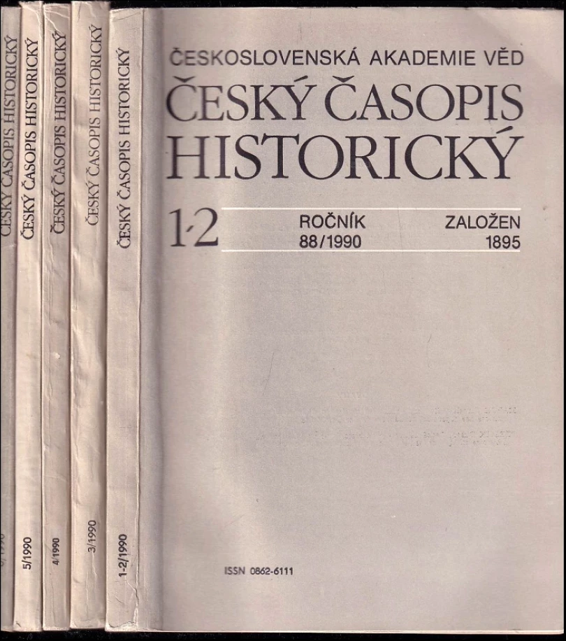 Levně Český časopis historický 88/1990, KOMPLETNÍ ROČNÍK (František Šmahel, 1990)