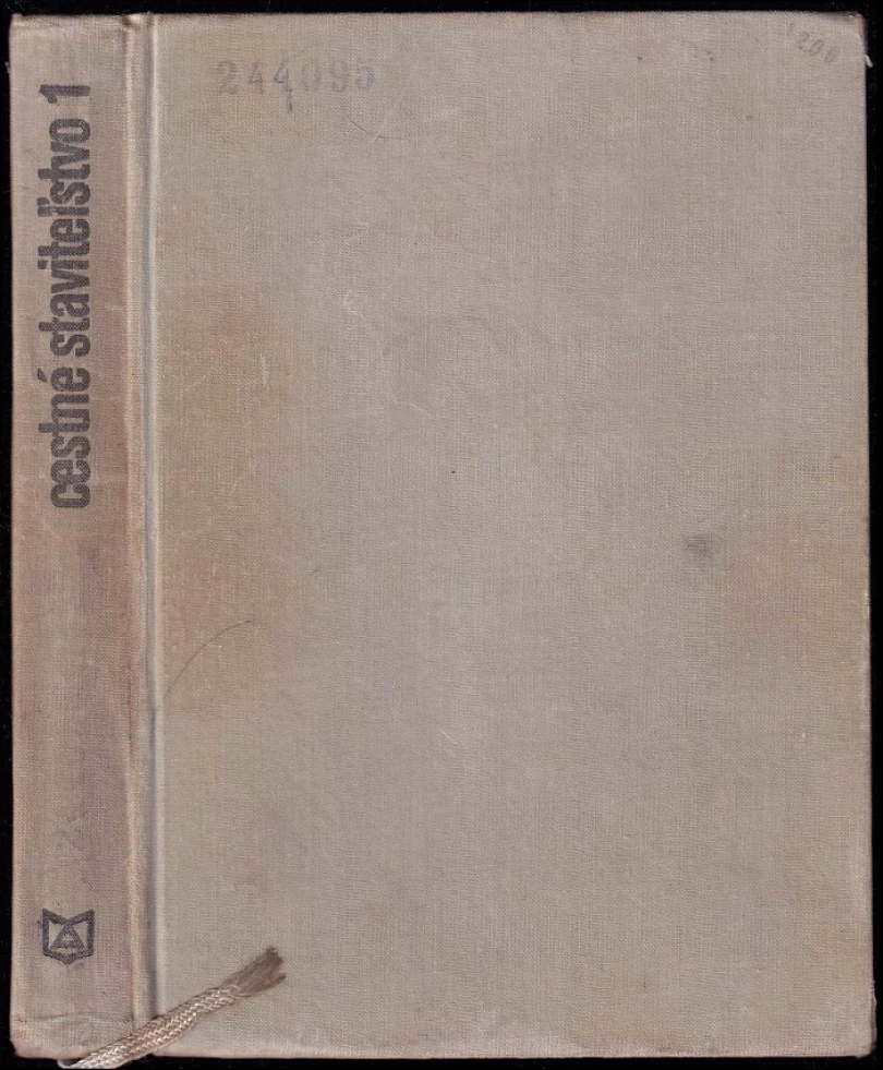 Cestné staviteľstvo 1, Projektovanie ciest a diaľnic (Marek Mikuláš, 1969)