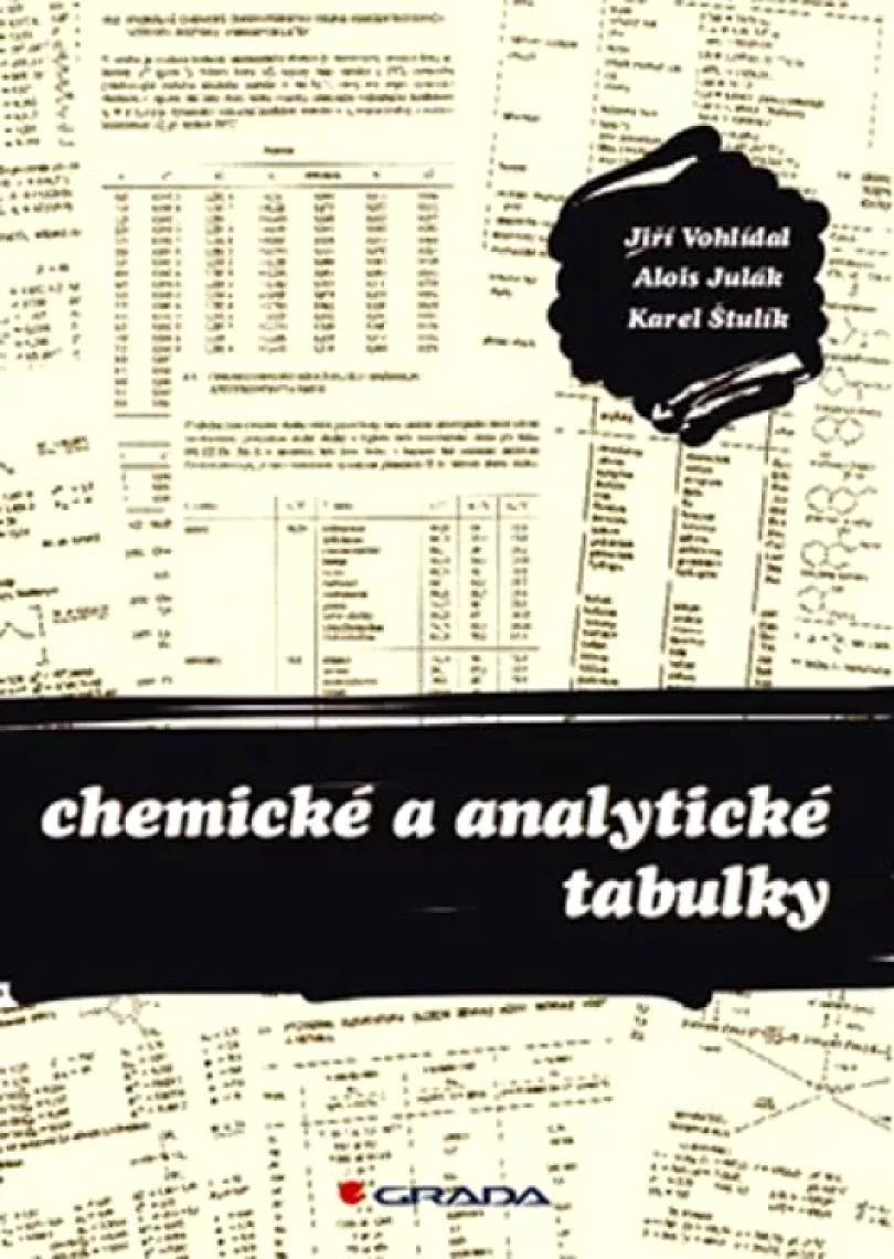Chemické a analytické tabulky (Jiří Vohlídal, 1999)