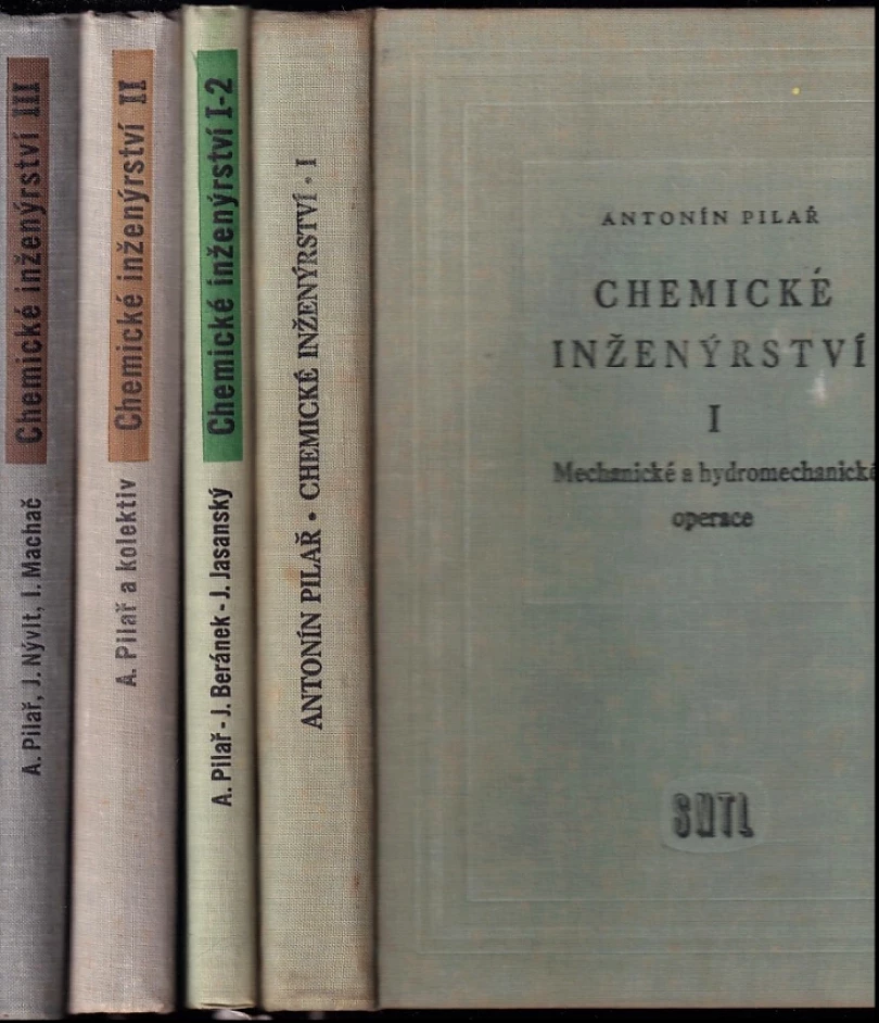 Levně Chemické inženýrství I/1 + I/2 + II + III KOMPLET Mechanické operace v plynné fázi + Mechanické a hydromechanické operace + Operace výměny tepla + ...