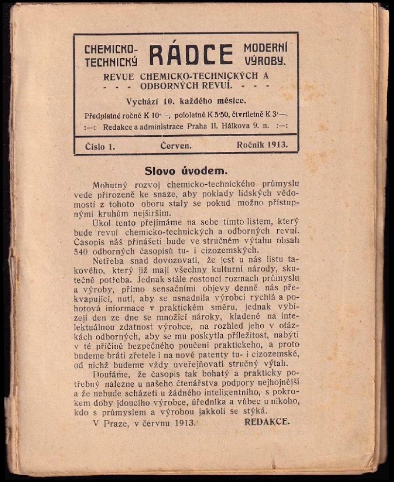 Chemicko-technický rádce moderní výroby (, 1913)
