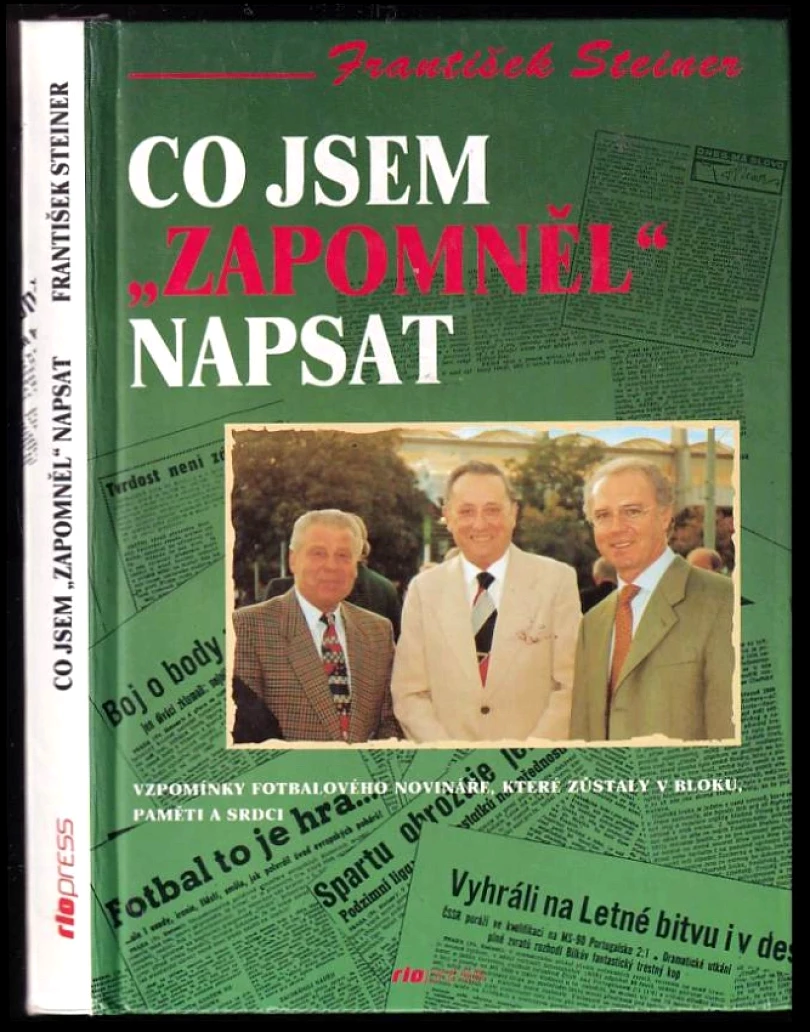 Levně Co jsem "zapomněl" napsat (František Šteiner, 1996)