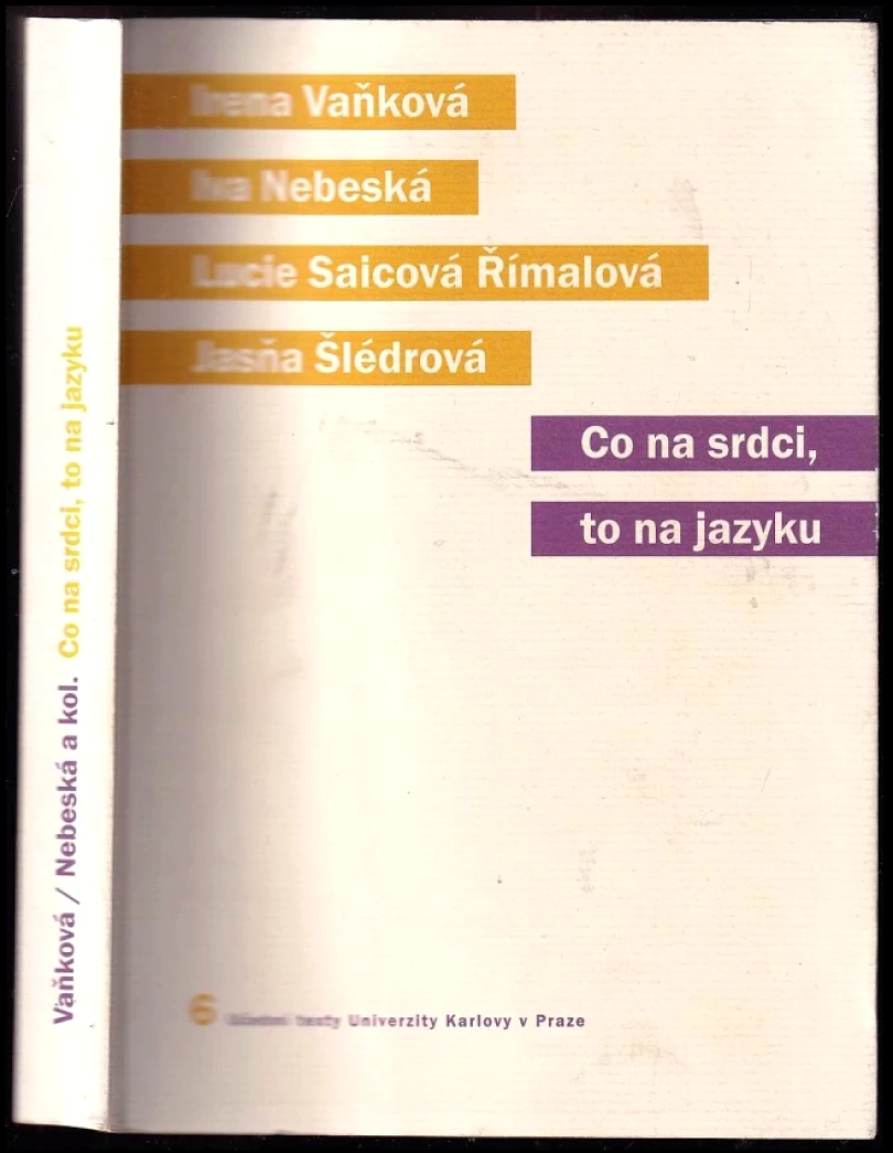 Levně Co na srdci, to na jazyku (Iva Nebeská, 2005)