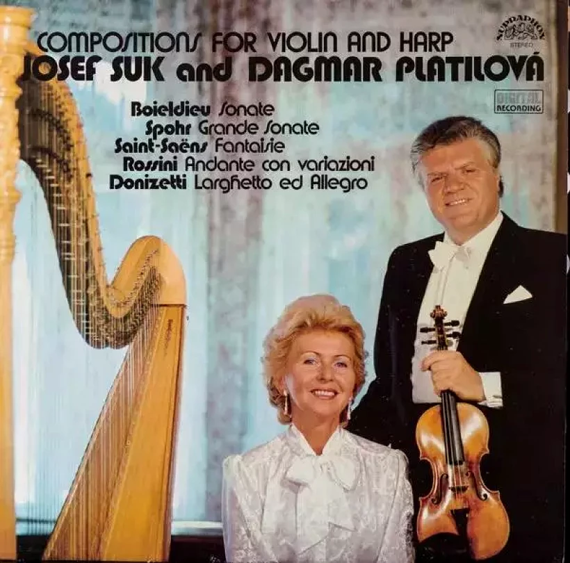 Levně Compositions For Violin And Harp (Josef Suk, 1989)
