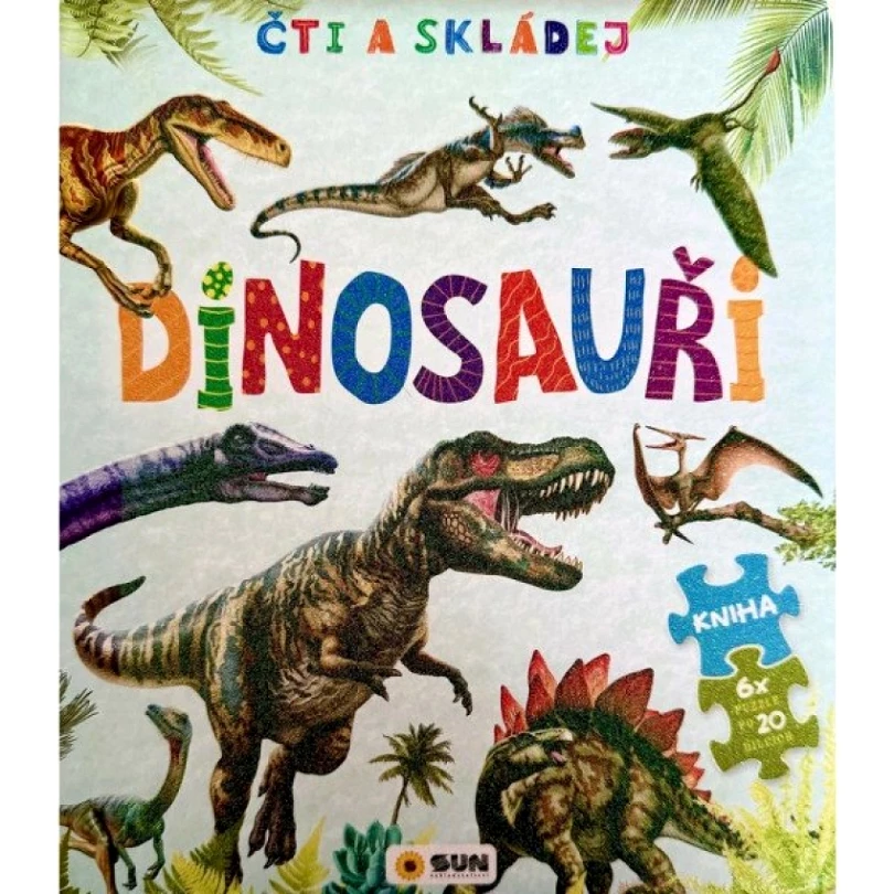 Levně Čti a skládej Dinosauři (, 2025)