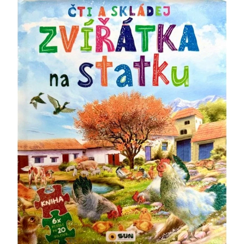 Levně Čti a skládej Zvířátka na statku (, 2025)