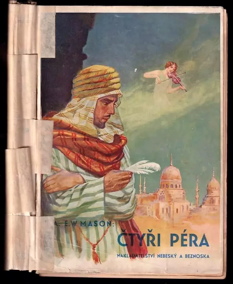 Levně Čtyři péra : Román (Alfred Edward Woodley Mason, 1930)