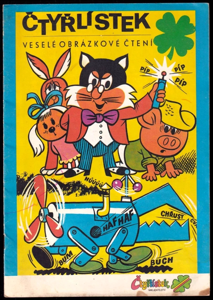 Čtyřlístek - veselé obrázkové čtení (Jaroslav Němeček, 1991)