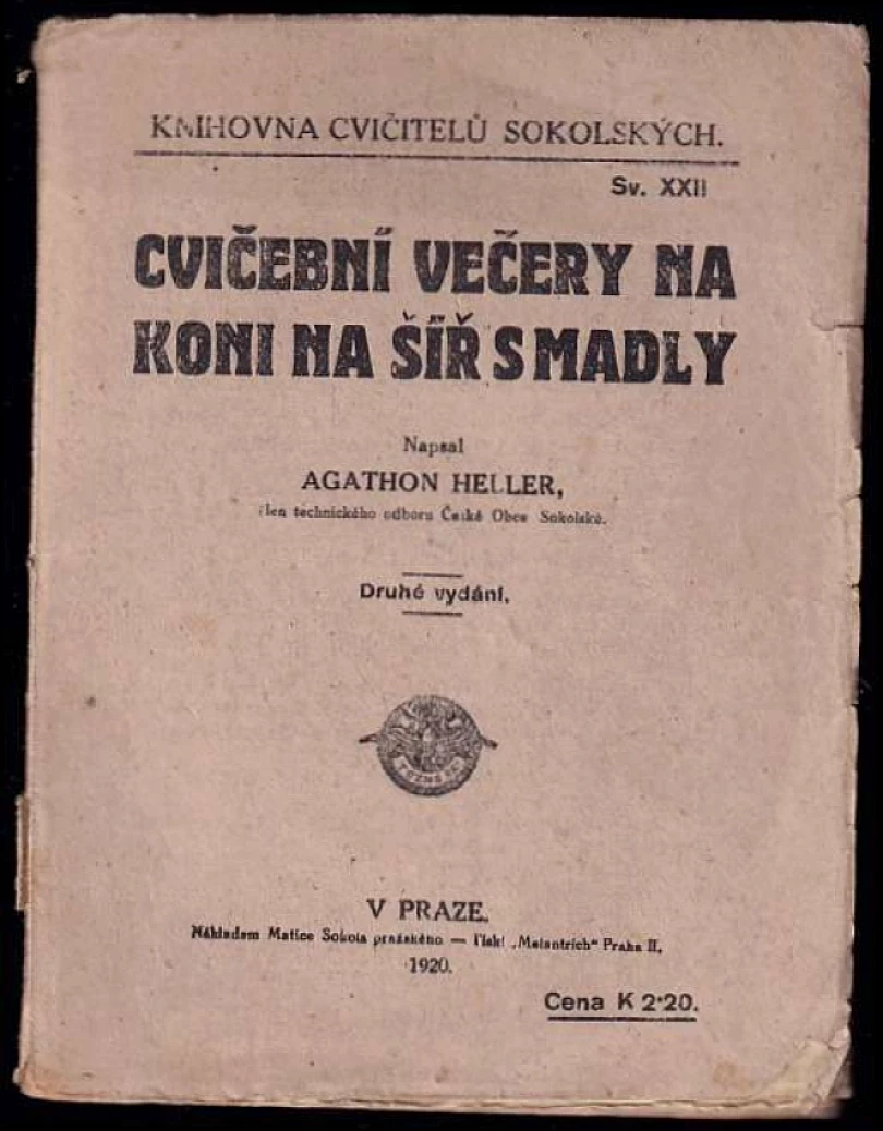 Levně Cvičební večery na koni na šíř s madly (Agathon Heller, 1920)