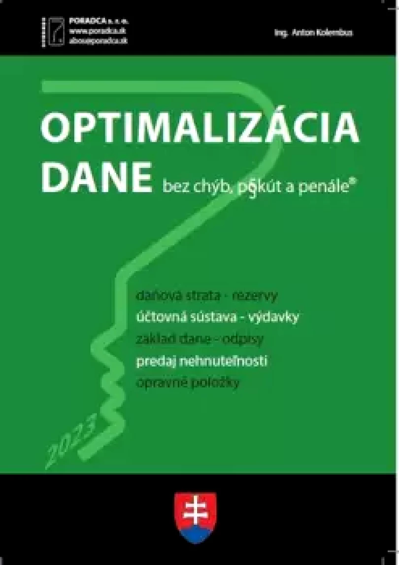 Daňová optimalizácia bez chýb, pokút a penále (, 2023)