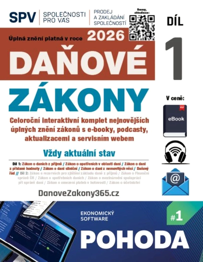 Daňové zákony 2026 (Díl 1.) (, 2026)