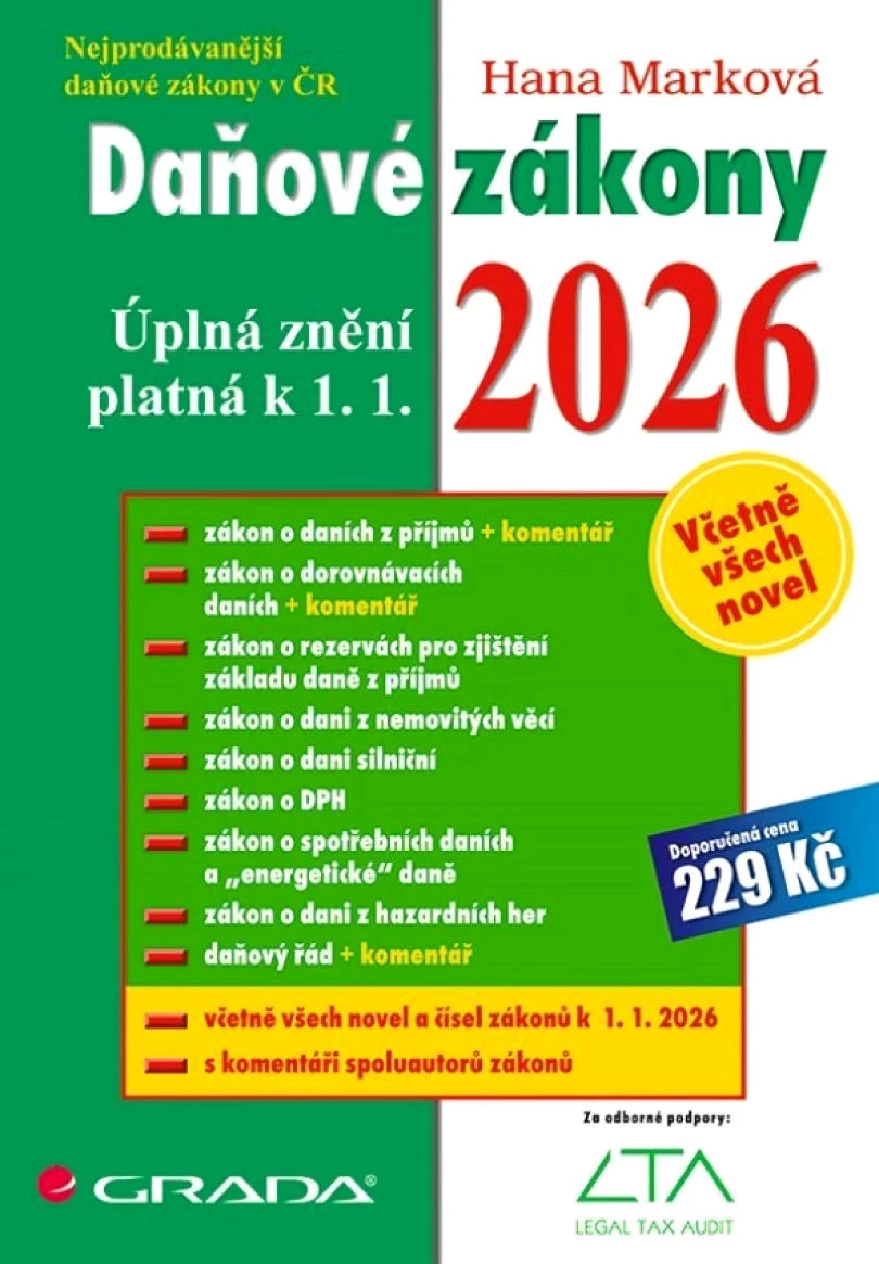 Levně Daňové zákony 2026 (Hana Marková, 2026)
