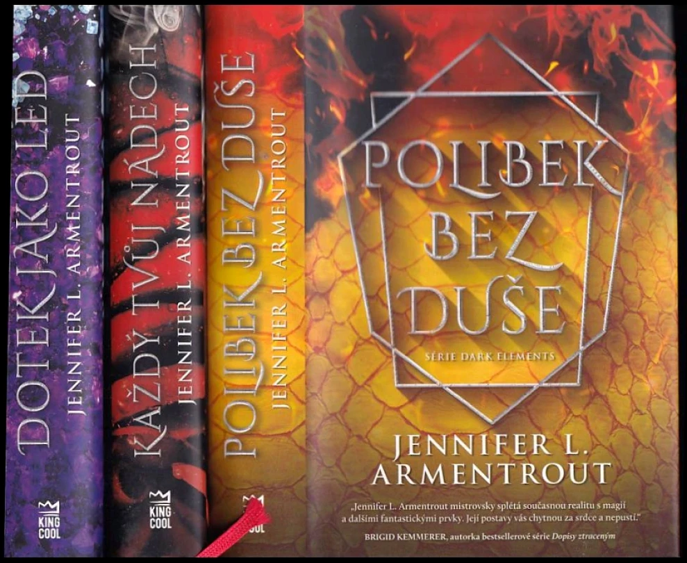 Levně Dark Elements 1 - 3 KOMPLET - Polibek bez duše + Dotek jako led + Každý tvůj nádech : Díl 1-3 (Jennifer L Armentrout, 2022)