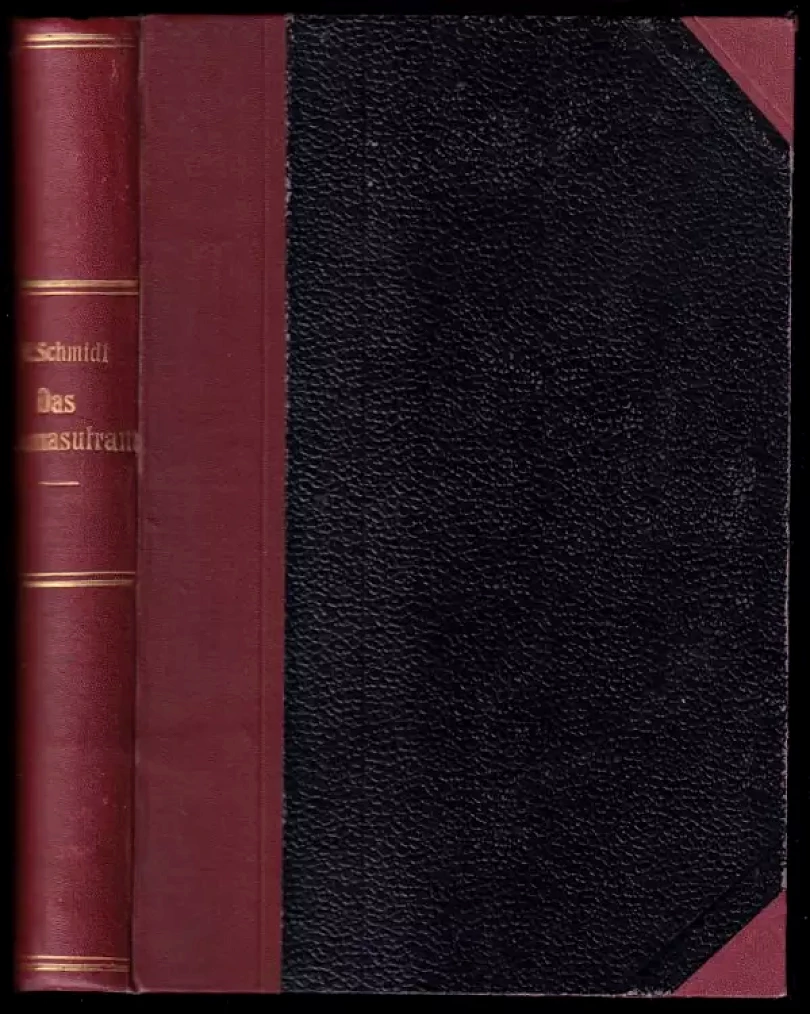 Das Kamasutram des Vatsyayana - Die indische ars amatoria nebst dem vollständigen Kommentare (Jayamangala) des Yasodhara (Karel Stark, 1907)