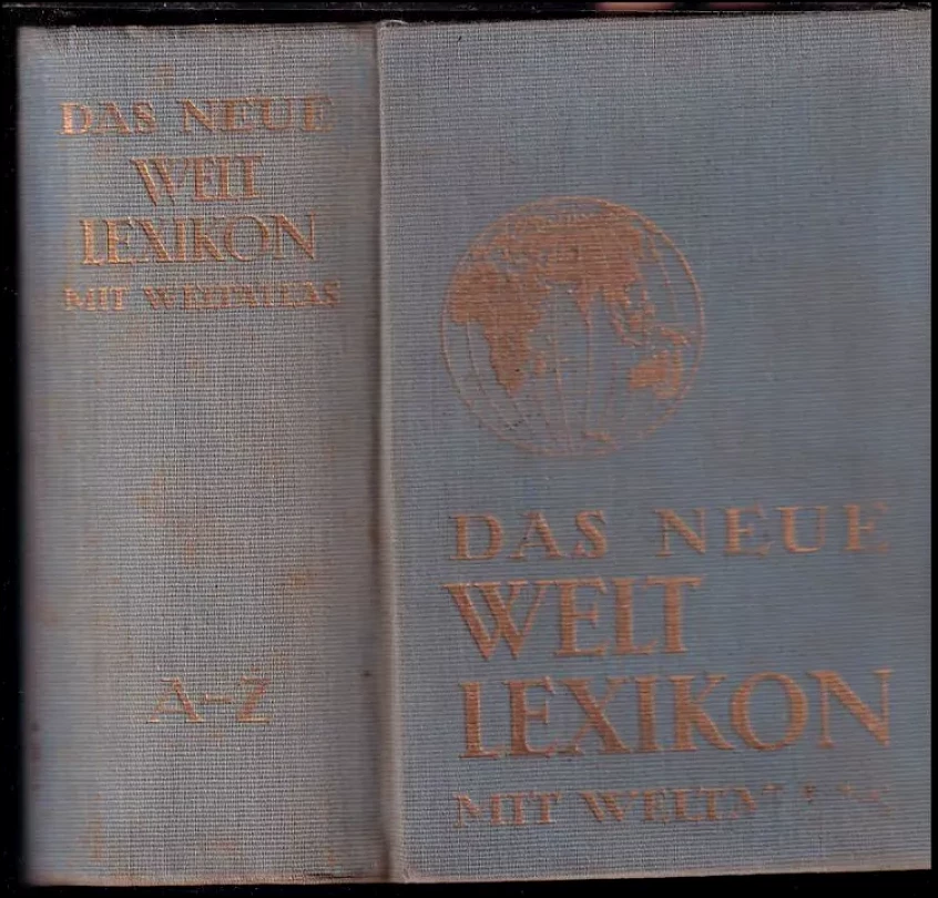 Levně Das neue Welt-Lexikon mit Welt-atlas. A-Z (, 1936)