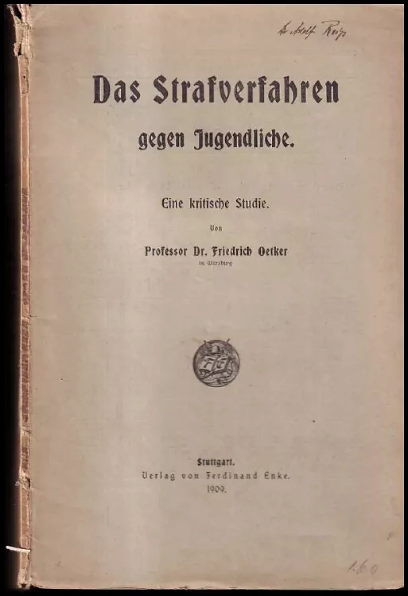 Das Strafverfahren gegen Jungendliche (, 1909)