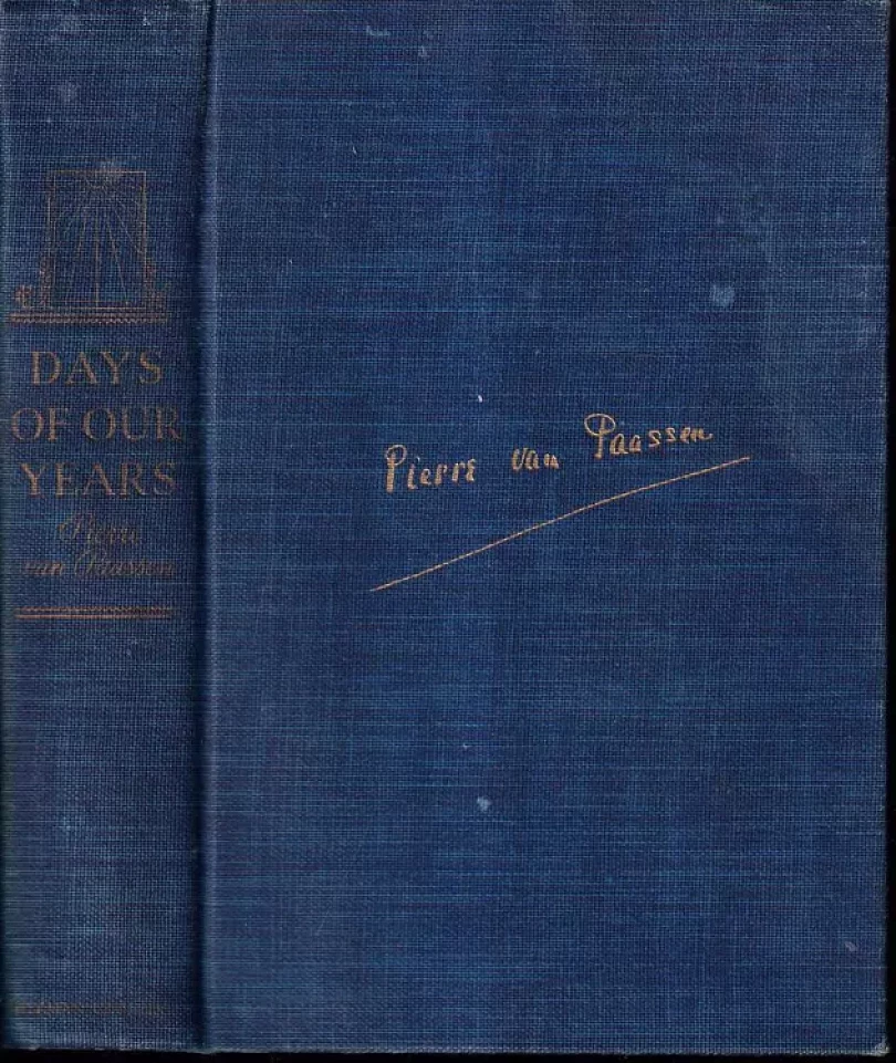 Days of Our Years (Pierre Van Paassen, 1940)