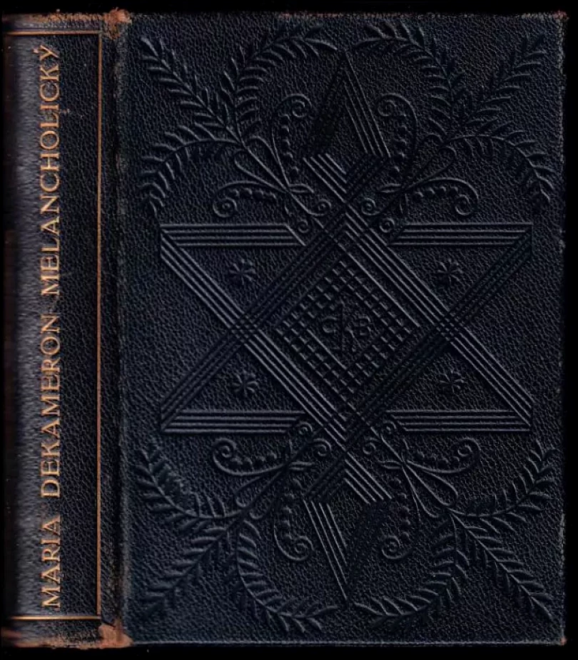 Levně Dekameron melancholický - PODPIS JAROSLAV MARIA a FRANTIŠEK KOBLIHA - VÝTISK 49 z 50 (Jaroslav Maria, 1927)