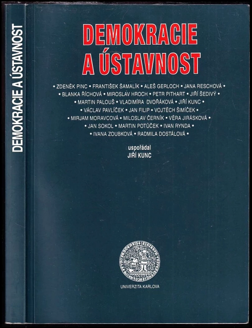 Demokracie a ústavnost (Miroslav Hroch, 1996)