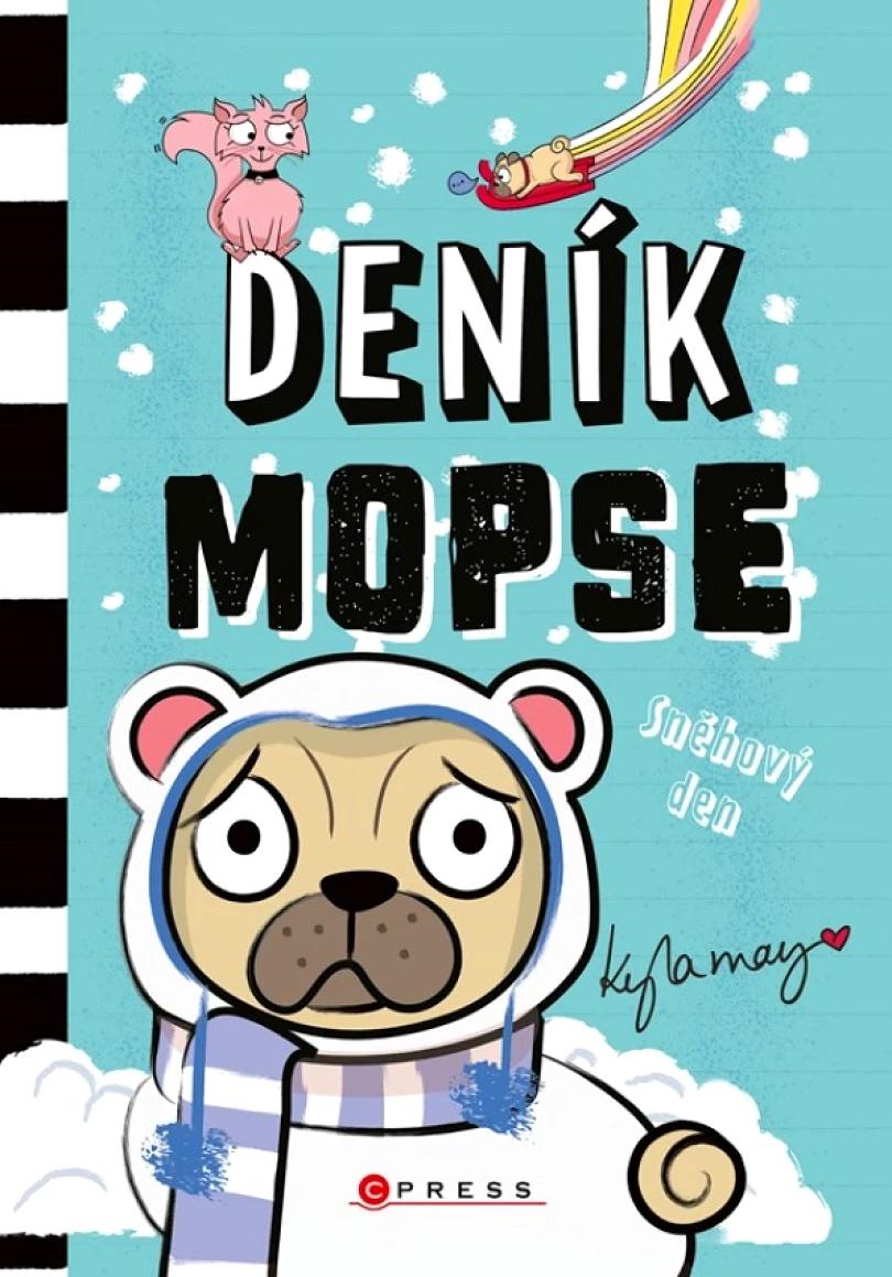 Levně Deník mopse: Sněhový den (May Kyla, 2021)