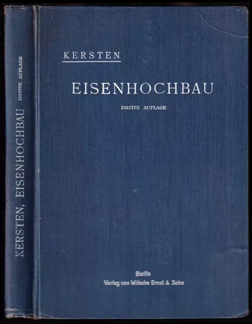 Levně Der Eisenhochbau (Carool Kersten, 1924)