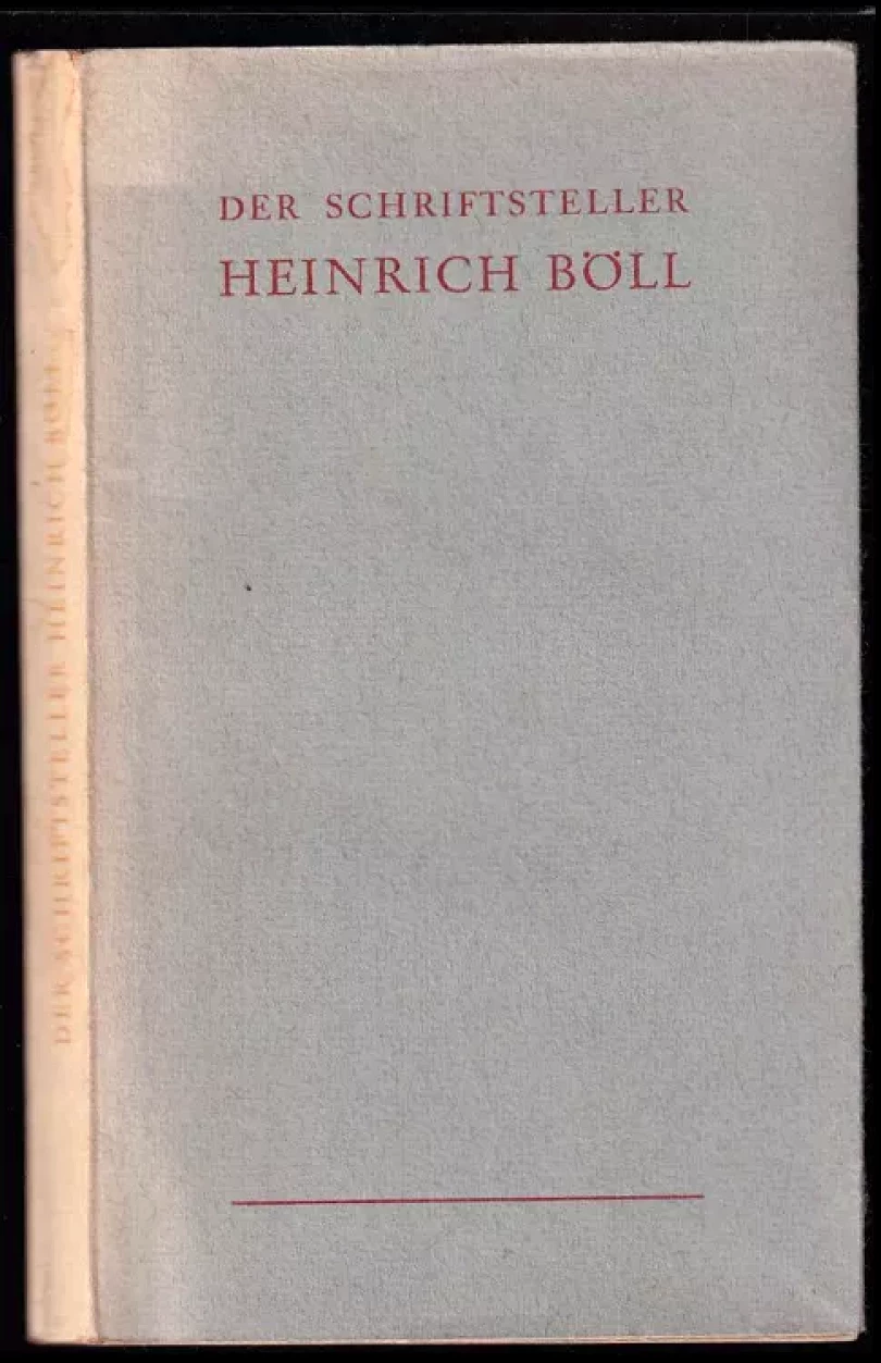 Levně Der Schriftsteller Heinrich Böll (Various, 1959)