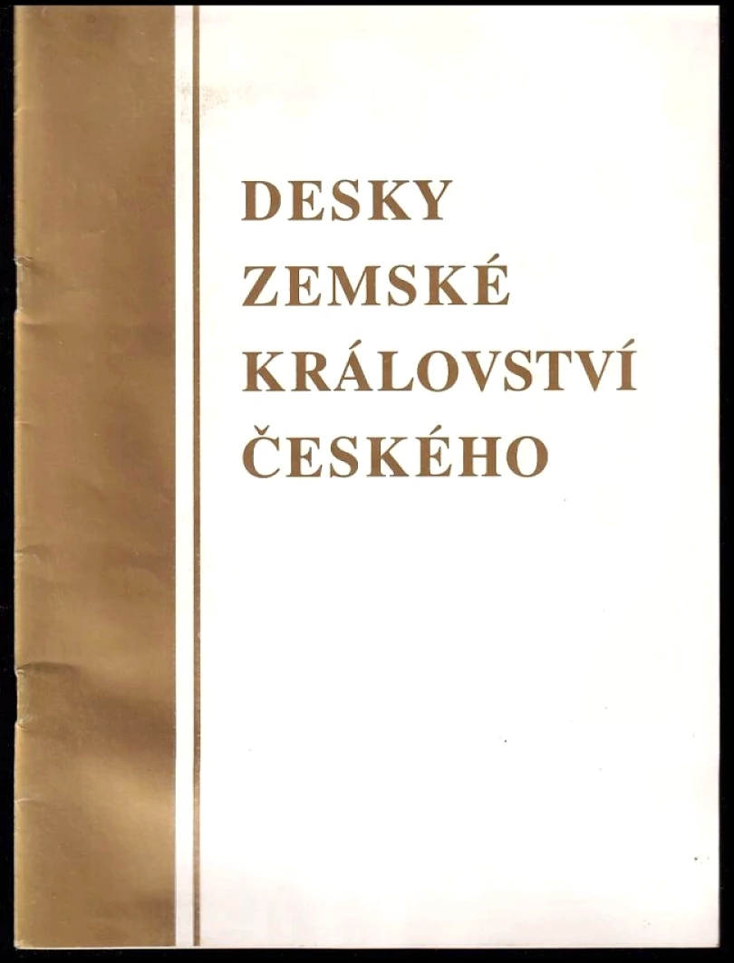Desky zemské království českého (Pavla Burdová, 1990)