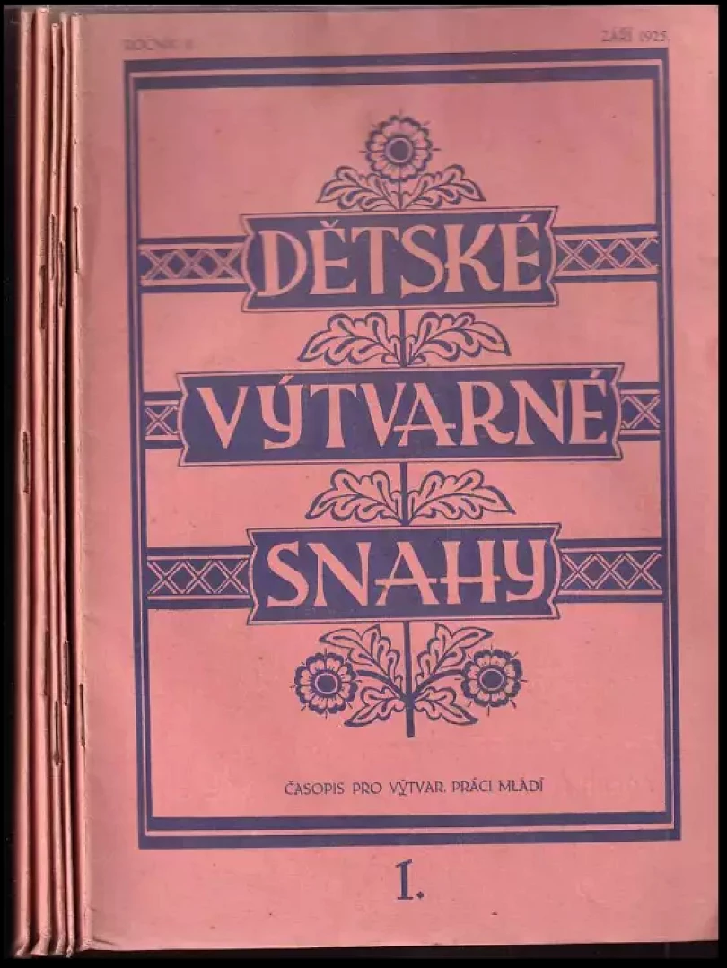 Dětské výtvarné snahy Ročník II. NEKOMPLETNÍ - chybí 4-5 (, 1925)