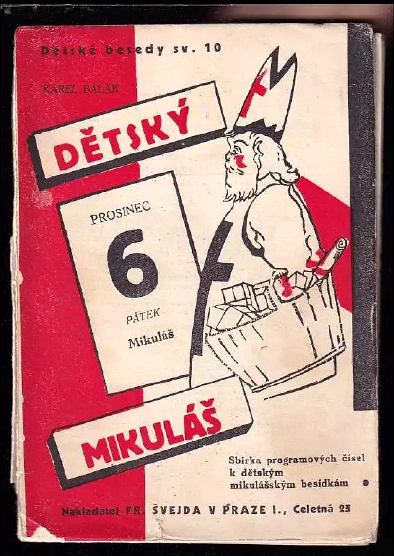 Dětský Mikuláš : Sbírka programových čísel k dětským mikulášským besídkám (Karel Balák, 1935)