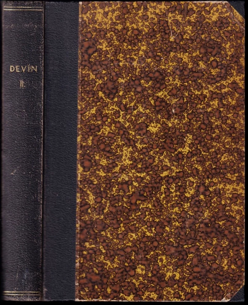 Devín II. - V. DIEL, vlastivedné čítanie o Bratislave a o jej súsedných okresoch (František Jozka, 1933)