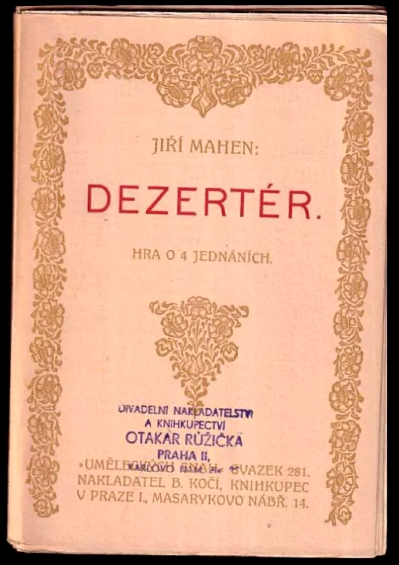 Dezertér (Jiří Mahen, 1923)