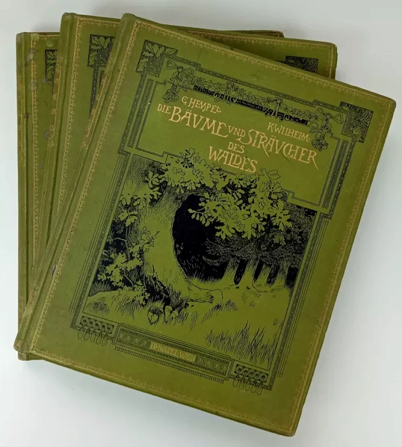 Die Bäume und Sträucher des Waldes : Díl 1-3 (Gustav Hempel, )