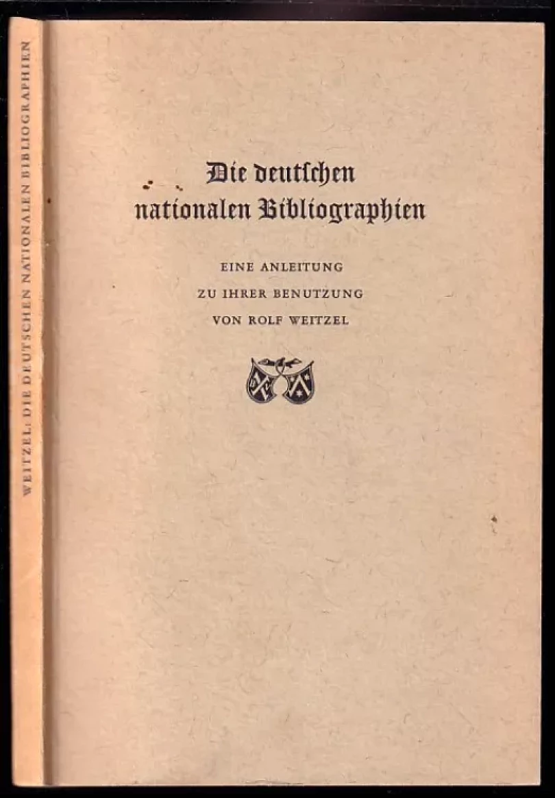 Die deutschen nationalen Bibliographien (, 1963)